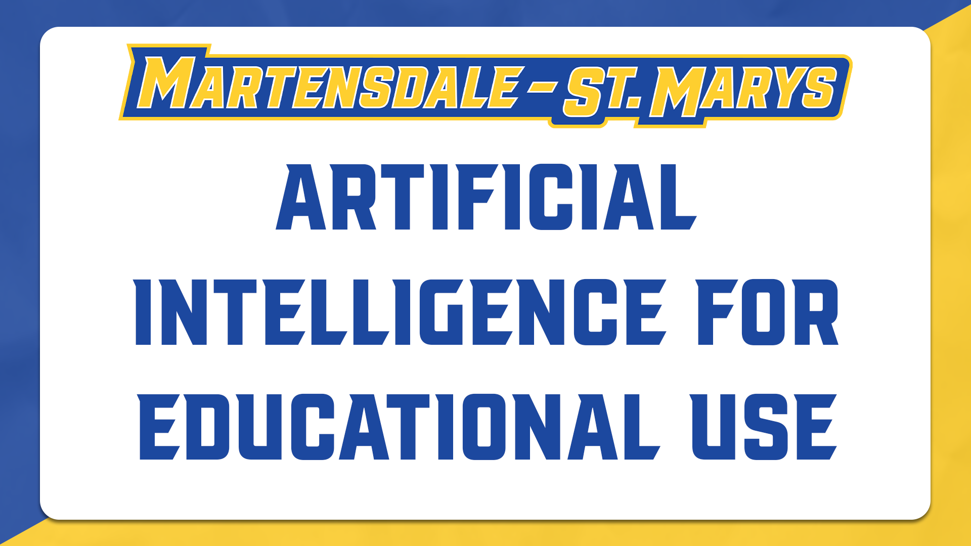 MSTM Implements AI: Focus on Literacy and Efficiency
